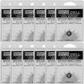 12 Pcs Wein Cell MRB400 Zinc Air 1.35V Battery, RM400 EPX400
