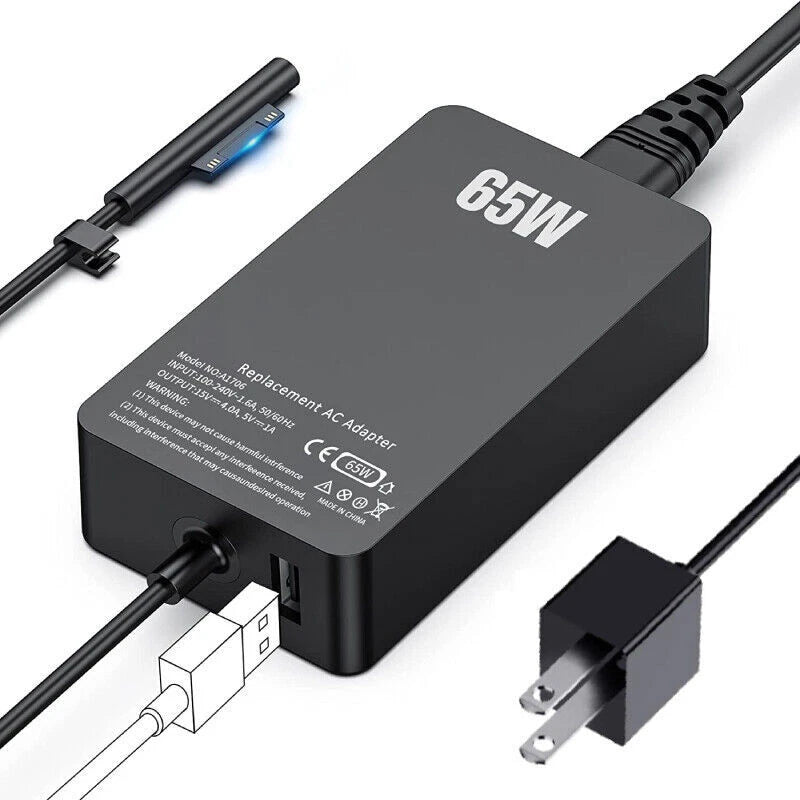 65W Surface Pro Charger Power Ac Adapter For Microsoft Surface Pro 9 8 7 6 5 4 3