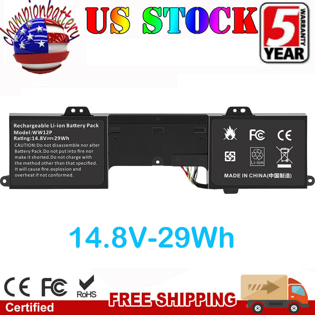 29Wh 9YXN1 Battery For Dell Inspiron Duo 1090 Tablet PC Convertible WW12P JRYGD