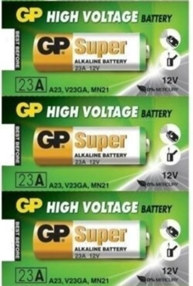 3 Pack GoldPeak A23 12 Volt Batteries MN21 MN23 23AE 21/23 GP23 23A 23GA EXP2021