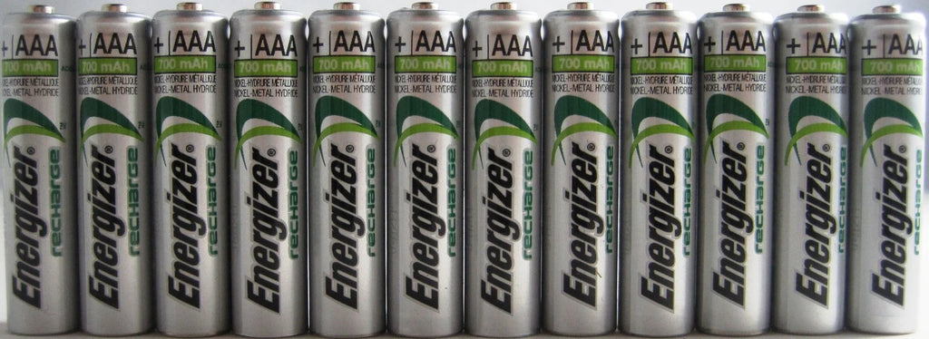 Energizer AAA Rechargeable NiMH Battery 800 mAh 1.2V 12 Pack