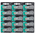 15 Pcs Murata 1.55V Button Cell Battery 365 SR1116W - Replaces Sony