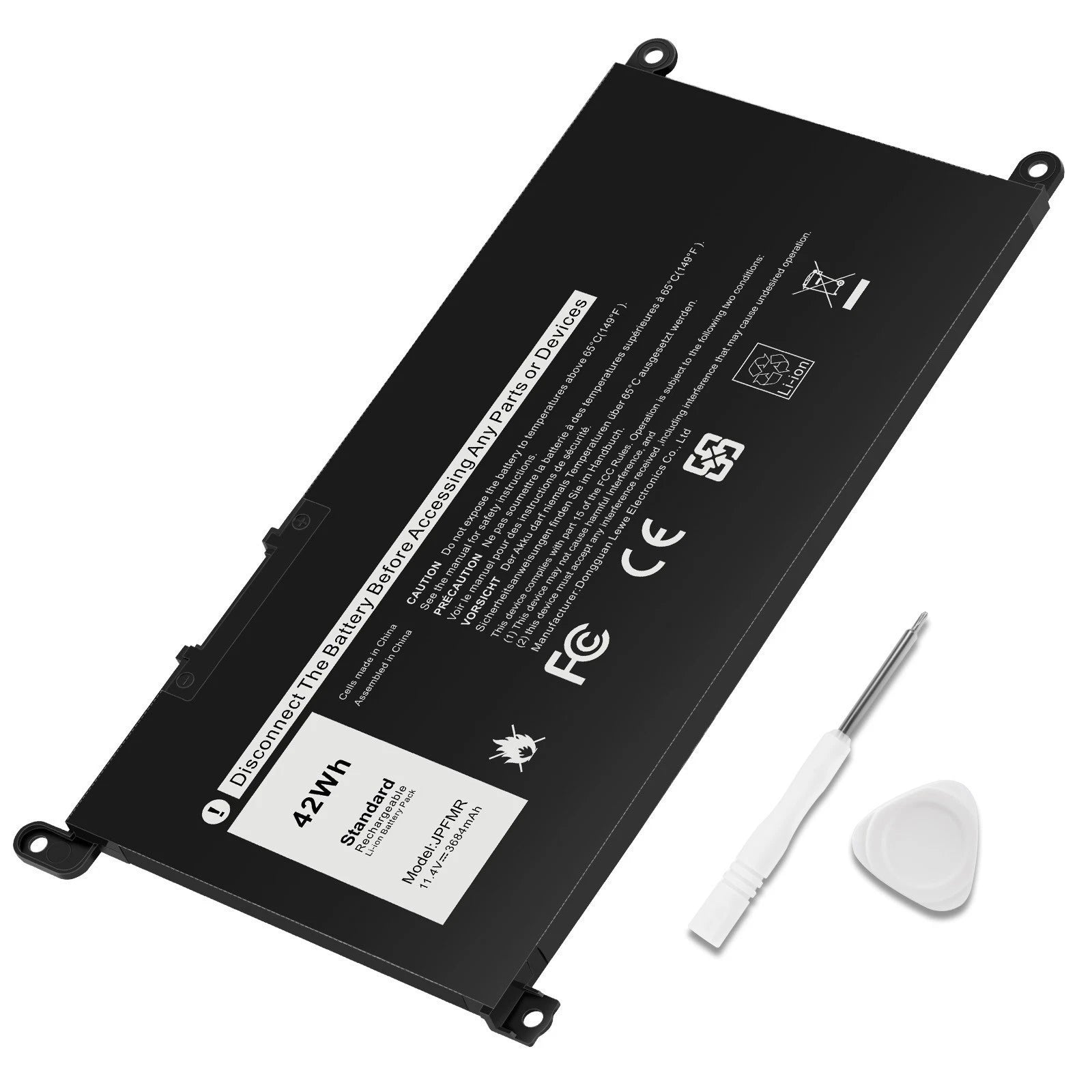 ??LOT JPFMR Battery For Dell Chromebook 3100 3400 5488 5593 5493 3100 2-in-1 42W