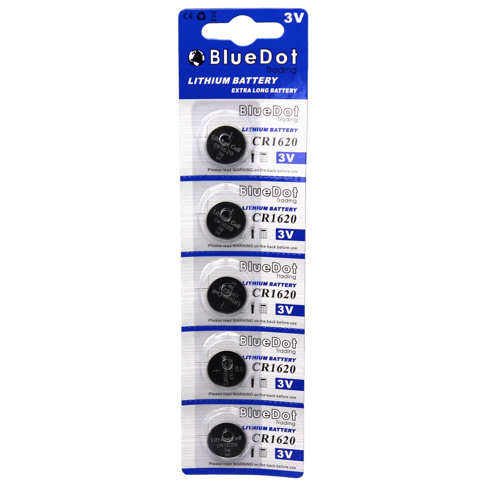 5 CR1620 DL1620 5009LC CR 1620 208-208 L08 Lithium battery USA SELLER FREE SHIP
