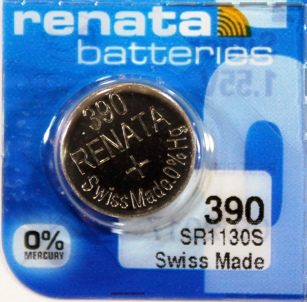 390 RENATA WATCH SR1130S (10 piece) BATTERY FREE SHIPPING Authorized Seller