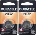 2X Duracell DL2032 3V Lithium Coin Cell Battery CR2332, BR2332, DL2032,...