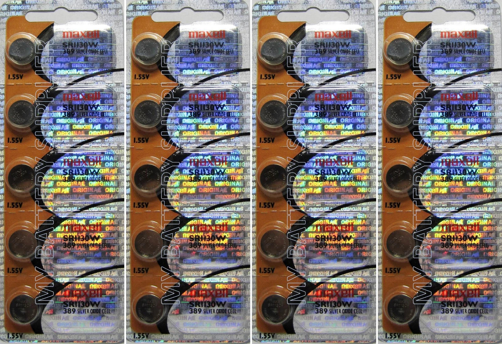 20 Maxell Made In Japan SR1130W Batteries