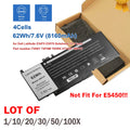 ??LOT OF 6MT4T Battery For Dell Latitude 14 E5470 E5570 Notebook 15.6" 62WH