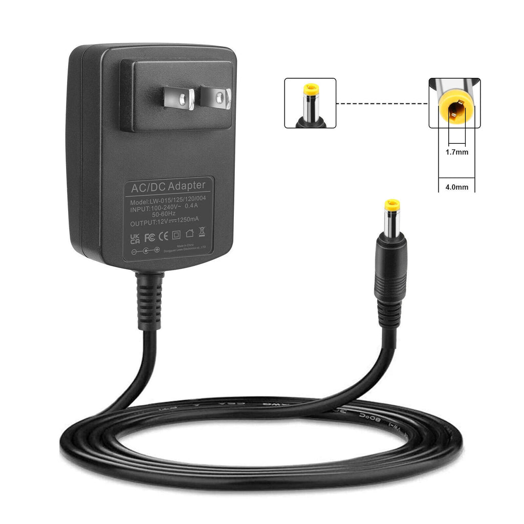 12V 1.25 AMP Power Adapter for Alexa Spot, Echo Dot 3rd, Fire TV Cube, Show 5