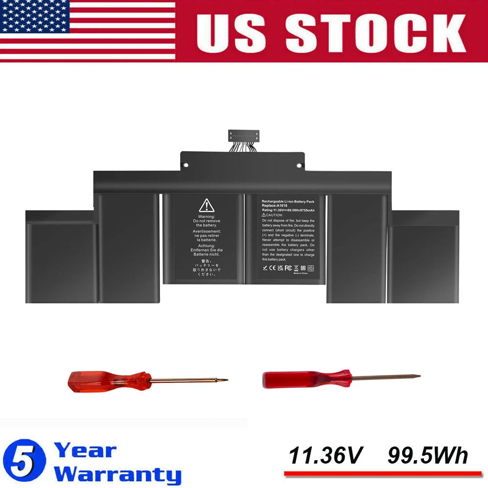 A1618 Battery For Apple MacBook Pro 15 inch Retina A1398 Mid 2015 020-00079 US