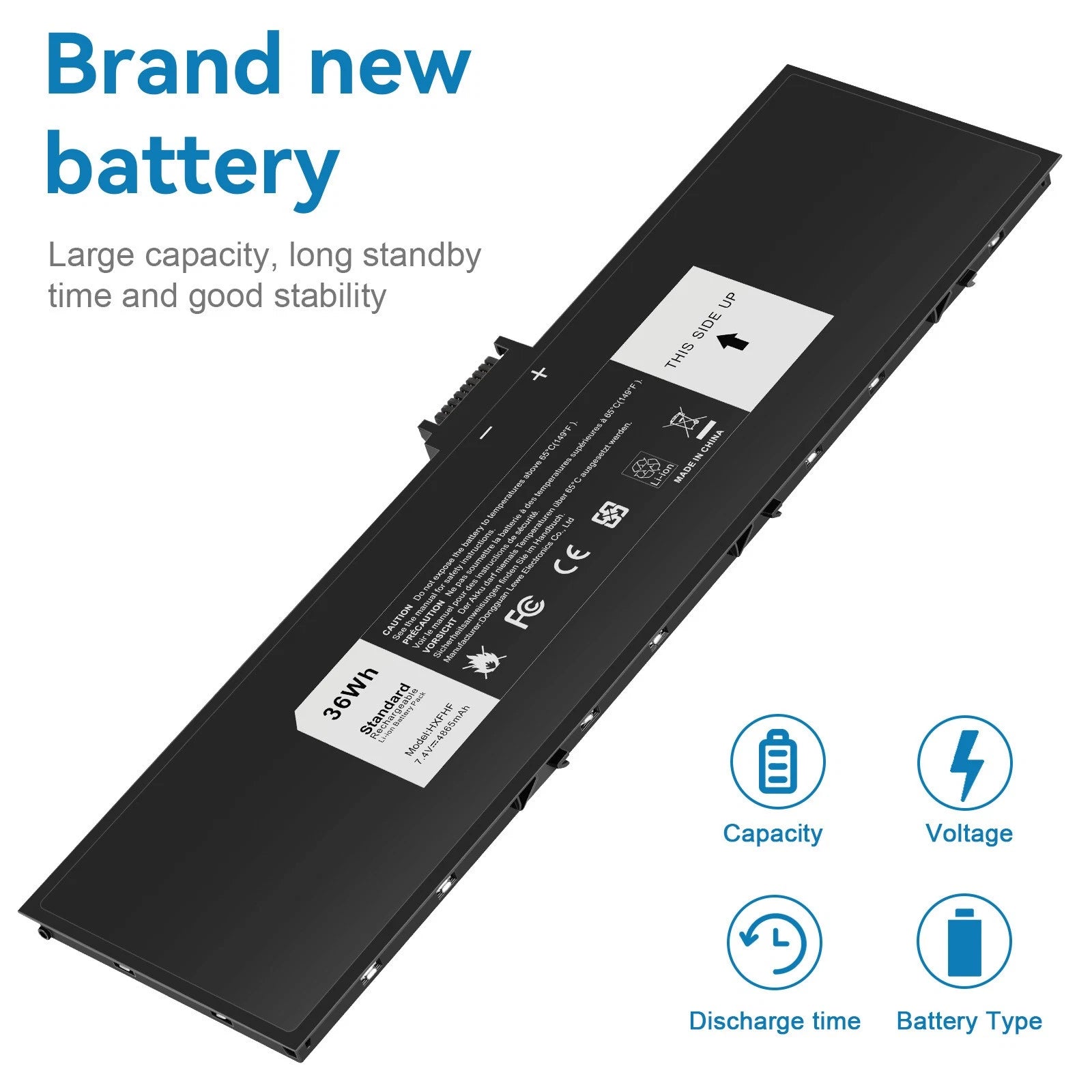 For Dell Venue 11 Pro 7130 7139 36Wh 4cells Battery 7.4V HXFHF VT26R VJF0X XNY66