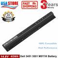 Laptop Battery for DELL Inspiron 15-5558 17-5755 17-5758 M5Y1K HD4J0 1KFH3 WKRJ2