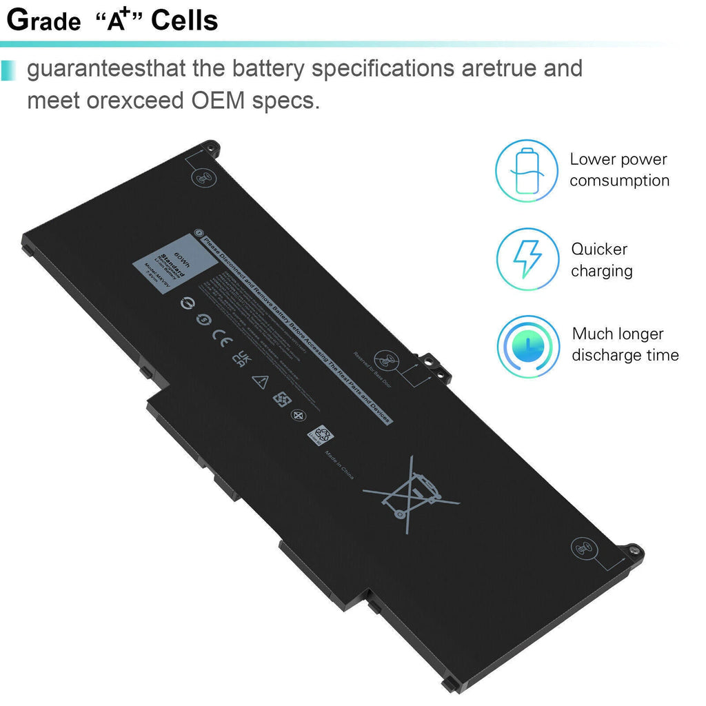 MXV9V Laptop Battery For Dell Latitude 5300 5310 7300 7400 E5300 E7300 E7400