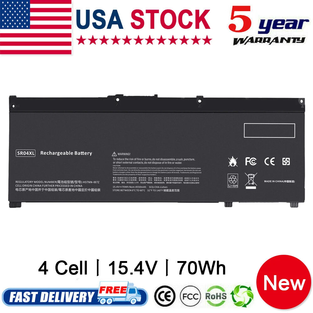 SR04XL 917724-855 BATTERY FOR HP OMEN 15-CE 15-DC 15.4V 70WH SR04070