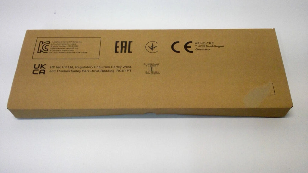 HP Slim Keyboard USB Wired 320K HP HQ-TRE 71025 New in Box