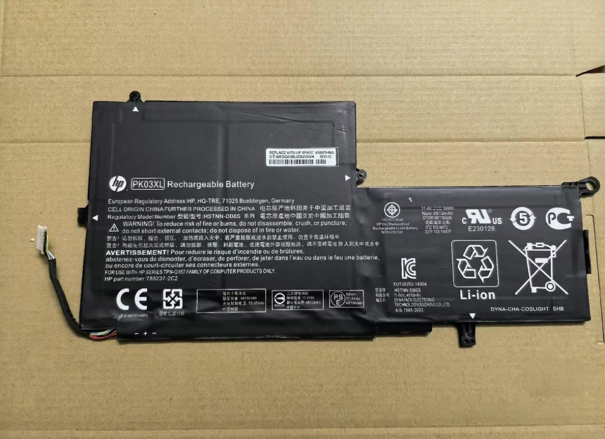OEM PK03XL Battery For HP Spectre X360 789116-005 13-4101dx 13-4102dx 789116-005