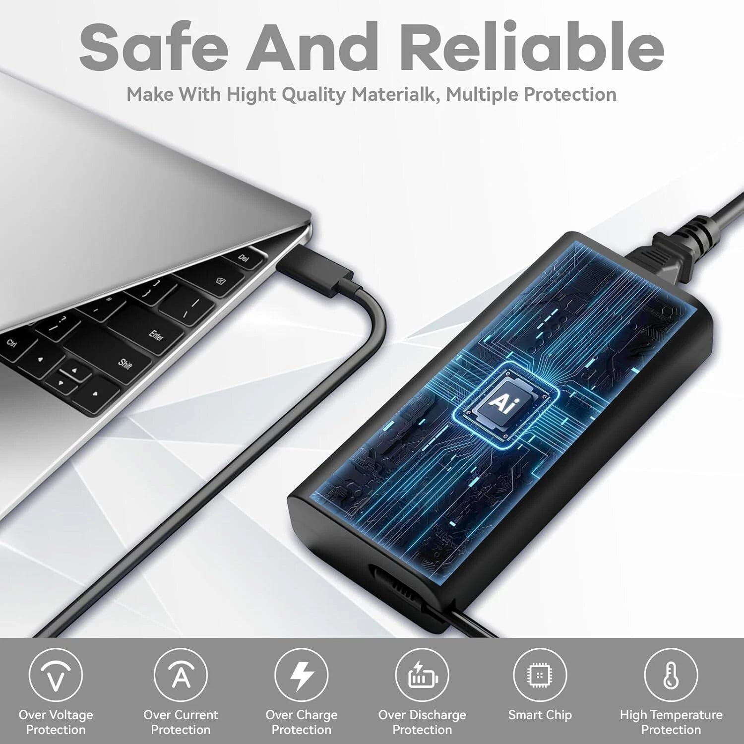 65W Type-C USB-C Laptop Charger for Dell Latitude Computer 5530 5420 5430 5520