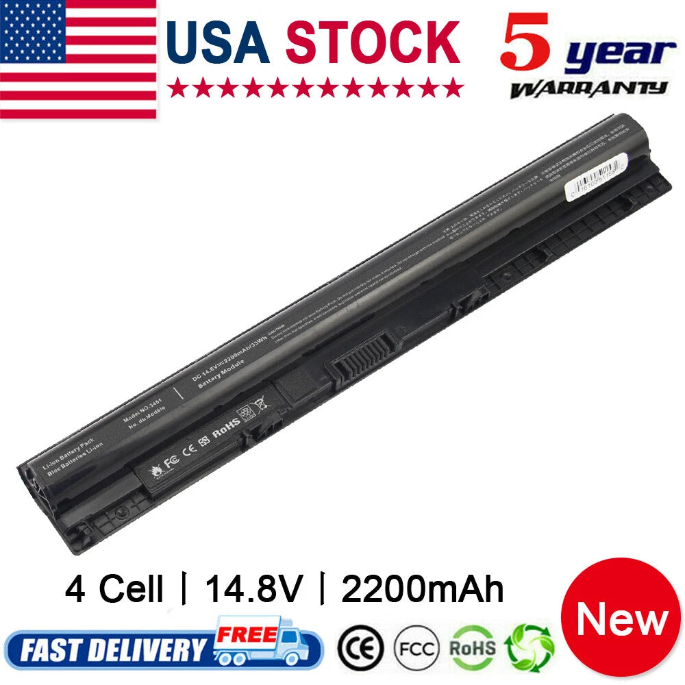 4 Cell Battery for Dell Inspiron 3451 3551 Latitude 3470 3570 3460 3560, M5Y1K