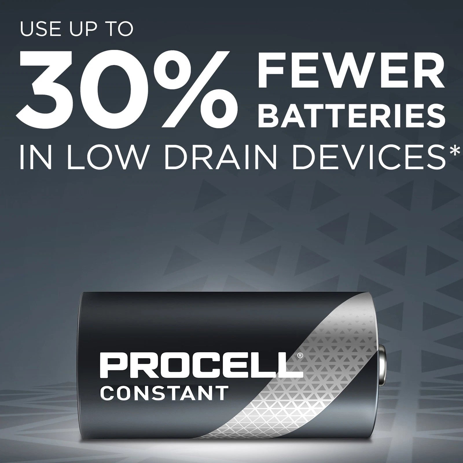 12pc Duracell PROCELL Constant Power PC1400 1.5V C Everyday Alkaline Batteries