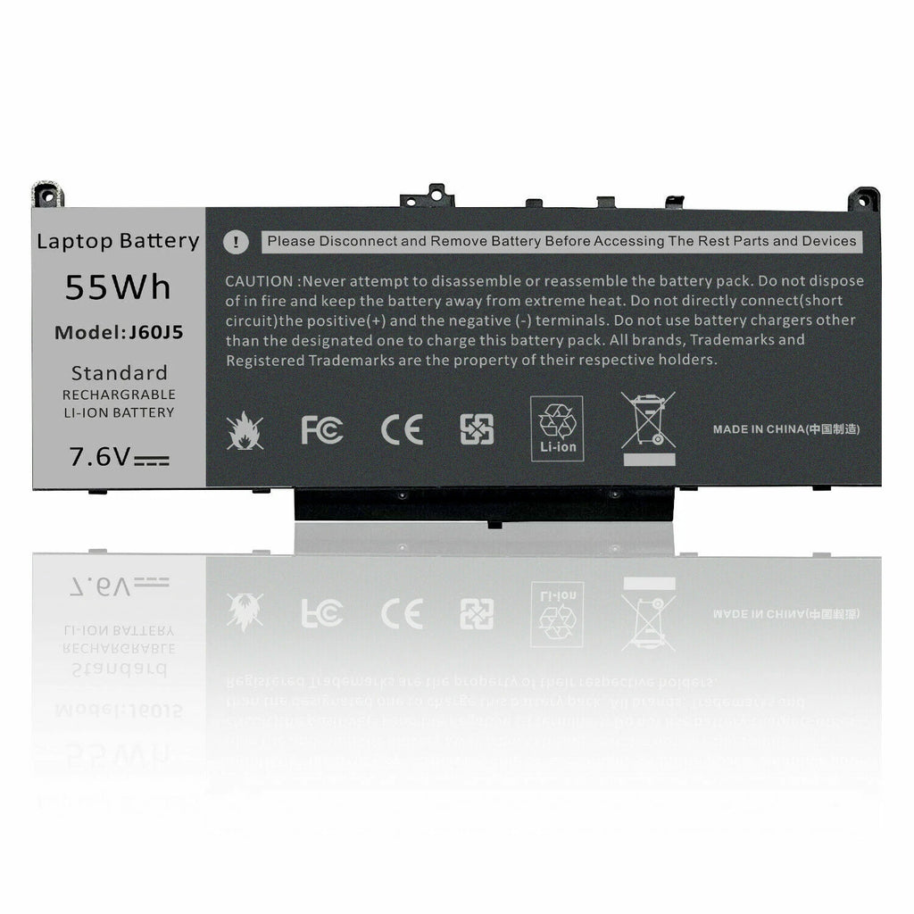 LOT Battery J60J5 For Dell Latitude E7270 E7470 Series R1V85 451-BBSX 55Wh