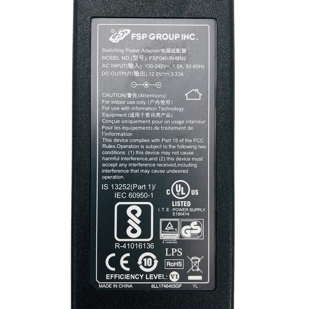 NEW Original 12V FSP AC Adapter for Poynt AC2301 Smart Dock for P3301 / P3303