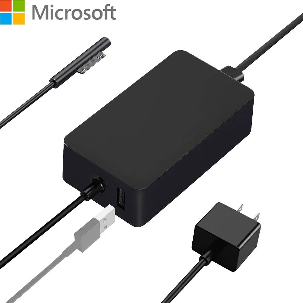 65W Surface Pro Power Adapter Charger For Microsoft Surface Pro 3 4 5 6 7 8 9 GO