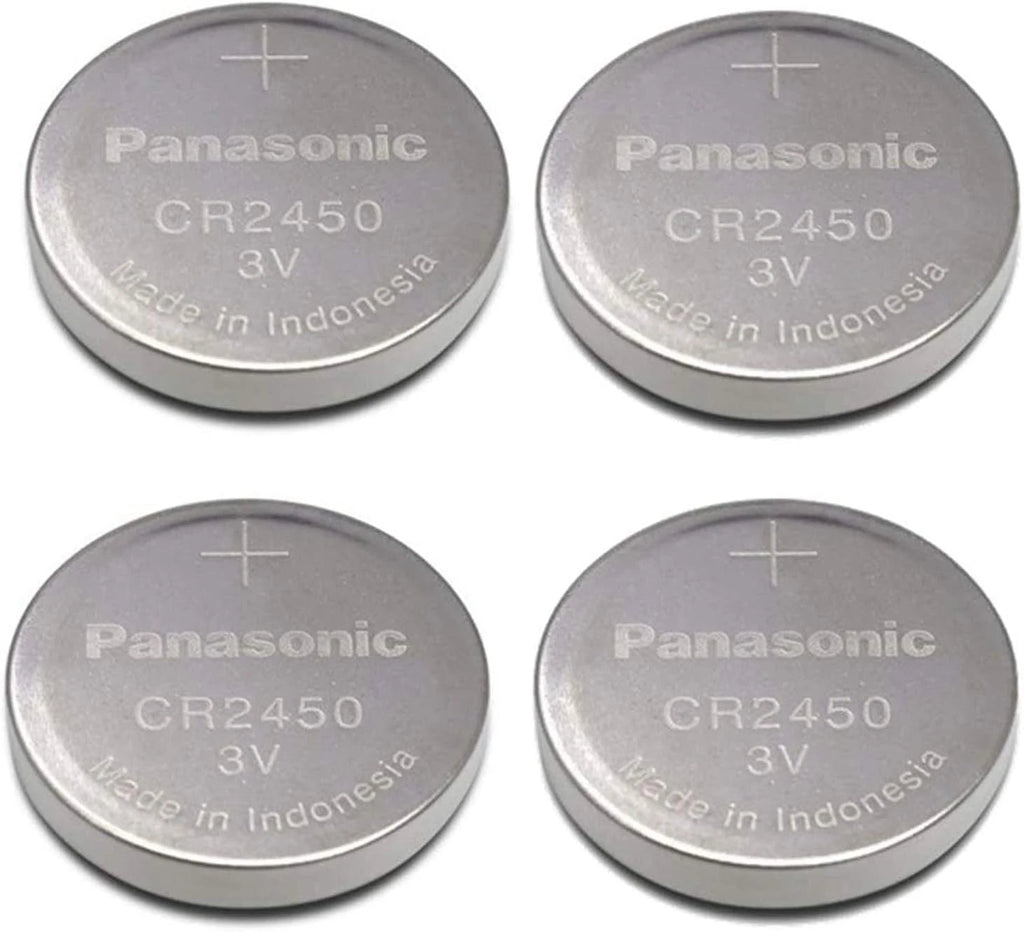 4 x Fresh New Panasonic CR2450 CR 2450 3v LITHIUM Coin Cell Battery Exp. 2035