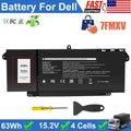 ?NEW For Dell Latitude 5320 7320 7420 7520 9JM71 TN2GY 4M1JN 63Wh 7FMXV Battery
