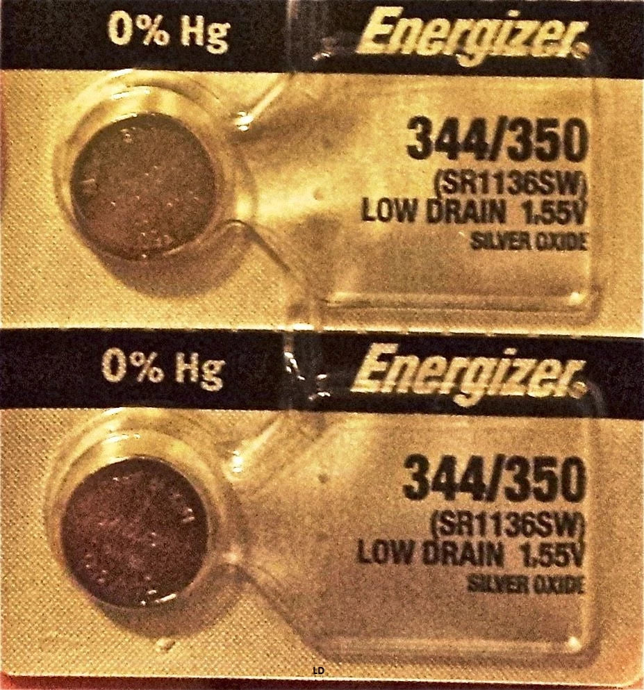 ENERGIZER 344/350 SR1136SW WATCH BATTERIES 344 350 (10 piece) NEWAuthorizeSeller