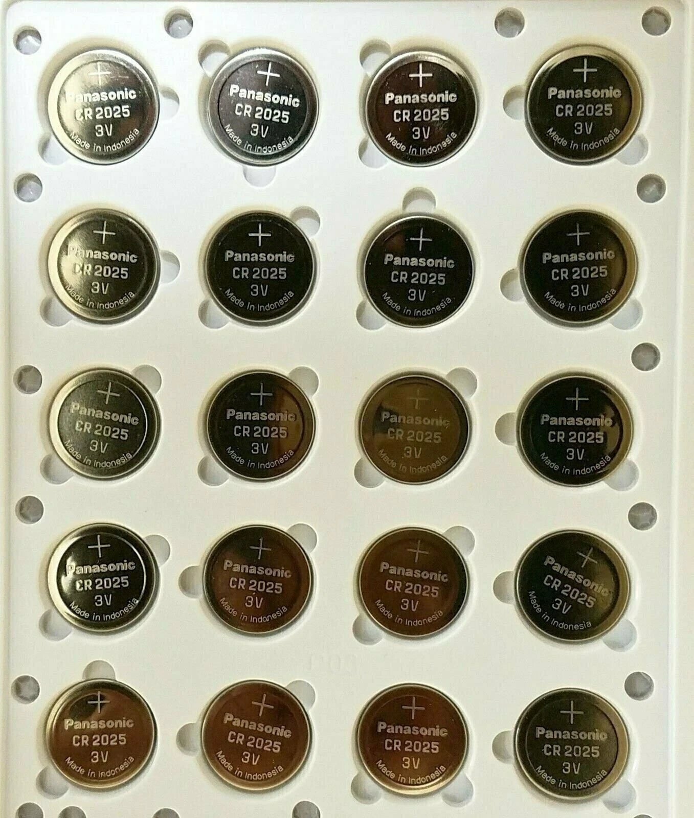 4 NEW PANASONIC CR2025 ECR 2025 Batteries 3V Exp.2025