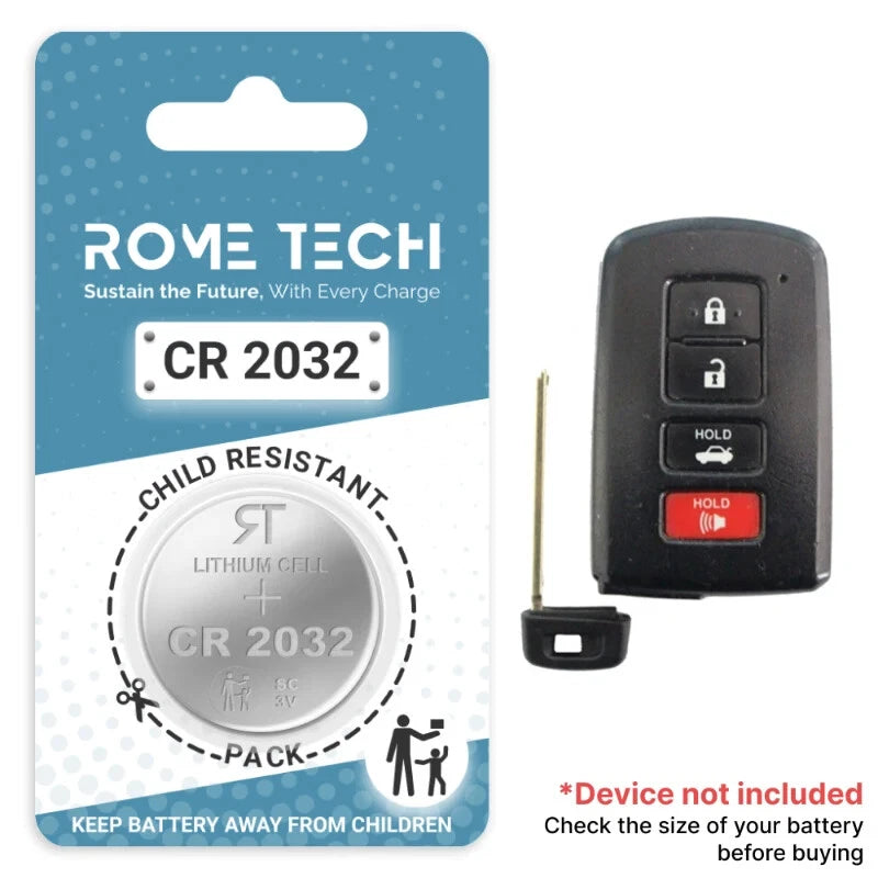 Key Fob Battery Replacement for Toyota Corolla 2021 2020 2019 - 2009 1 or 2 Pack