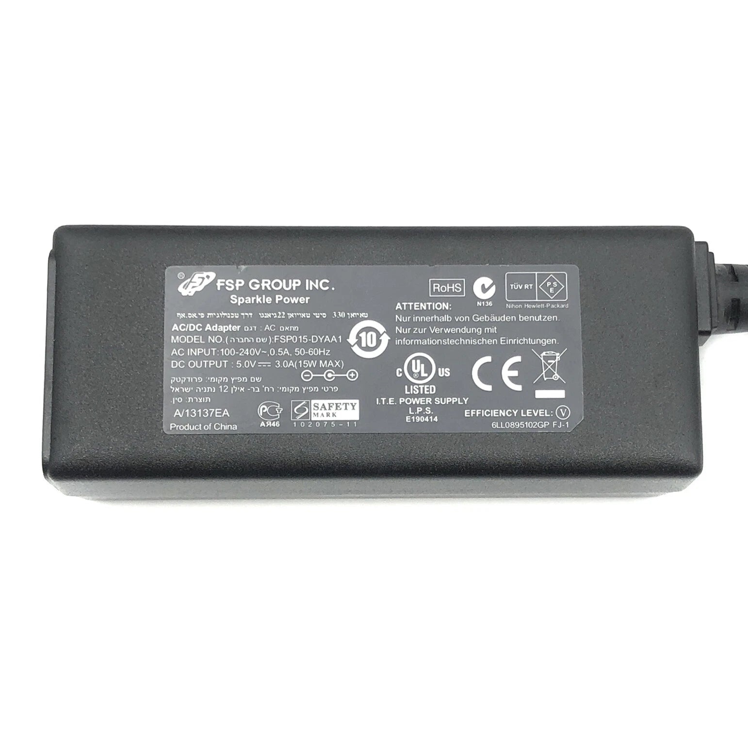 NEW Original FSP 15W AC Power Supply Adapter FSP015-DYAA1 5V 3A Charger