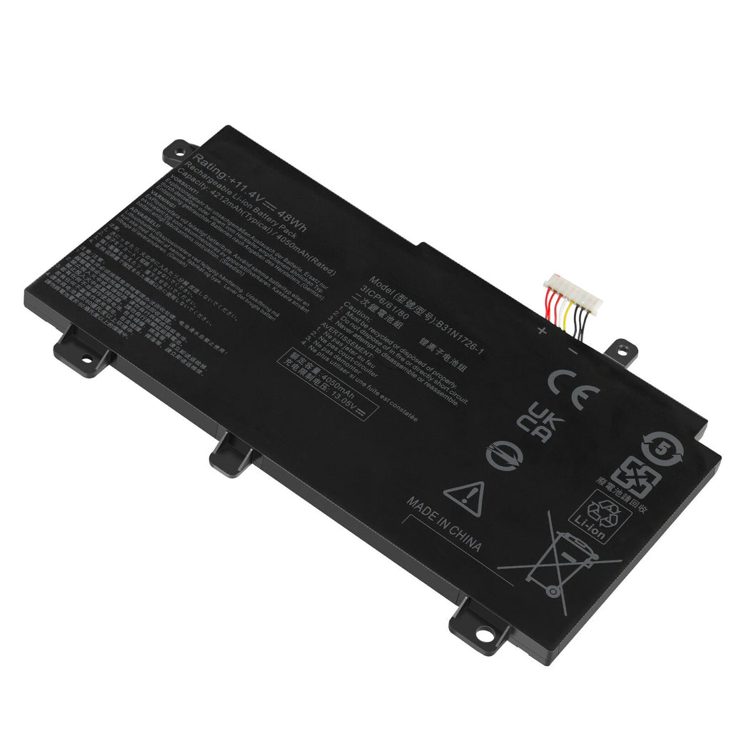 FOR ASUS LAPTOP BATTERY B31N1726 FOR ASUS 11.4V- 48Wh LI ON BATTERY
