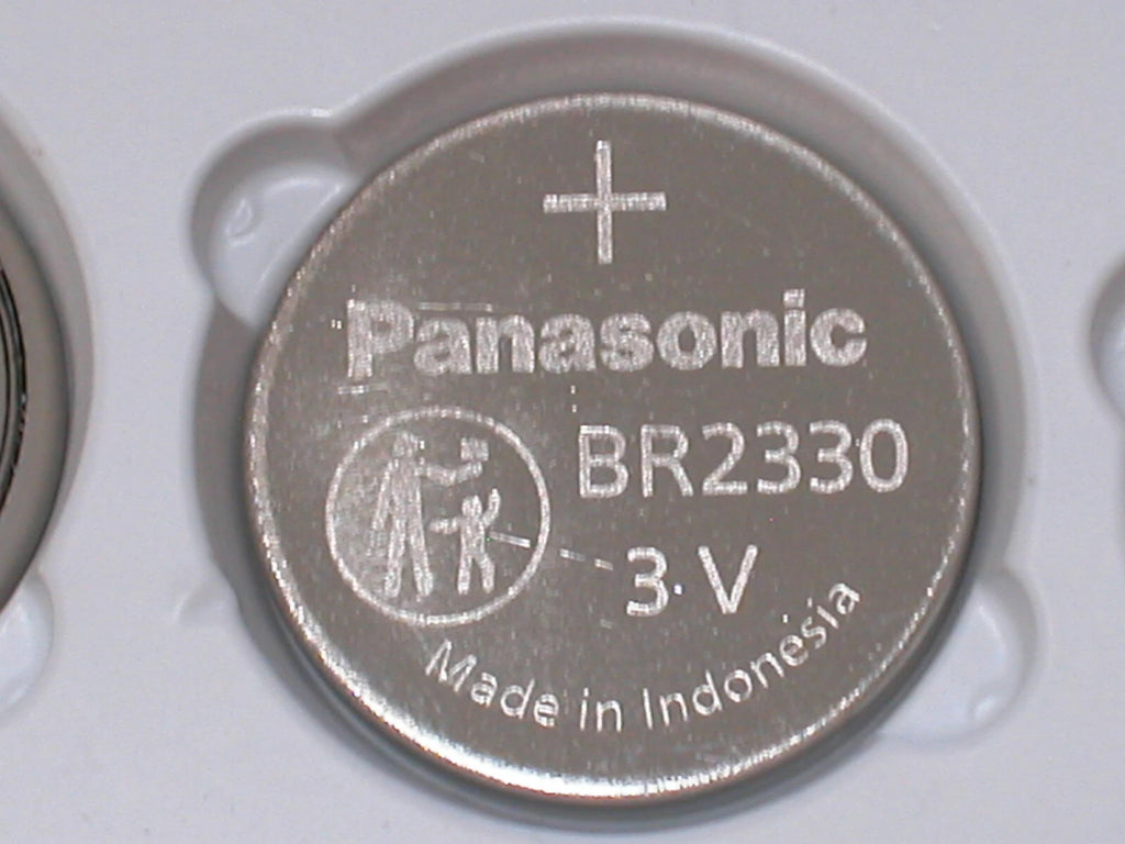2 pc Panasonic BR2330 3v LITHIUM BATTERY BR 2330 mfd 03/2021 EXPIRE 03/2031