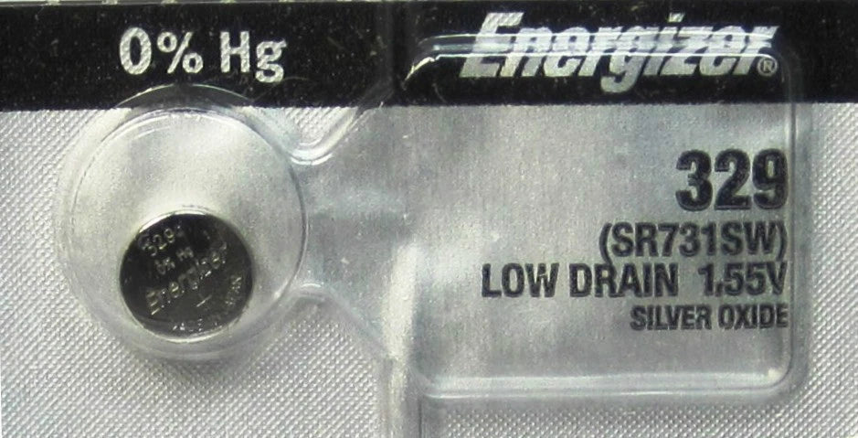1 Energizer Silver Oxide SR731SW SR731W SR731 1.55V Battery