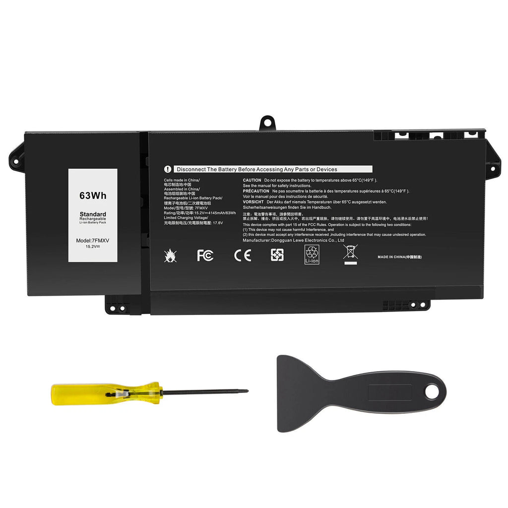 7FMXV Battery For Dell Latitude 5320 7320 7420 7520 TN2GY 9JM71 1PP63 HDGJ8