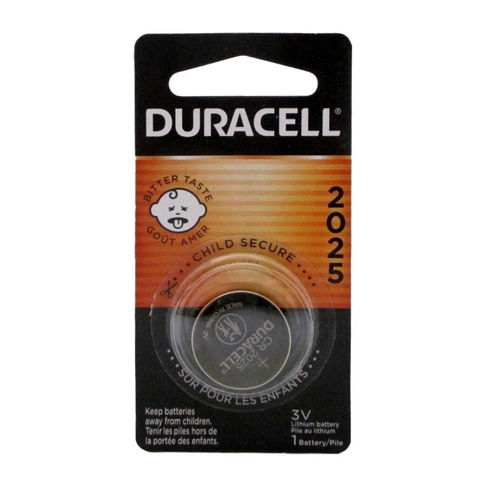 Duracell CR 2025 ECR2025 CR2025 DL 2025 3V Lithium Battery x 4