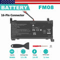 FM08 16 Pins Battery for HP Omen 17-AN013TX 17-AN014TX HSTNN-LB8B 922753-421