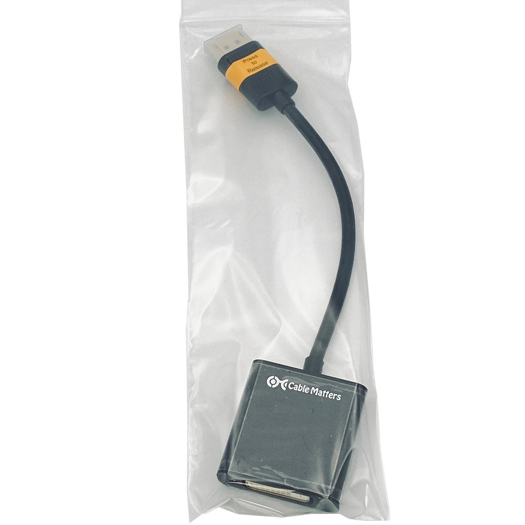 New Cable Matters DisplayPort DP to DVI-D Dual Link Adapter Cable for PC Monitor