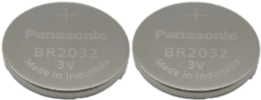 2 Panasonic BR2032 BR 2032 3V Bulk Button Cell Lithium Batteries