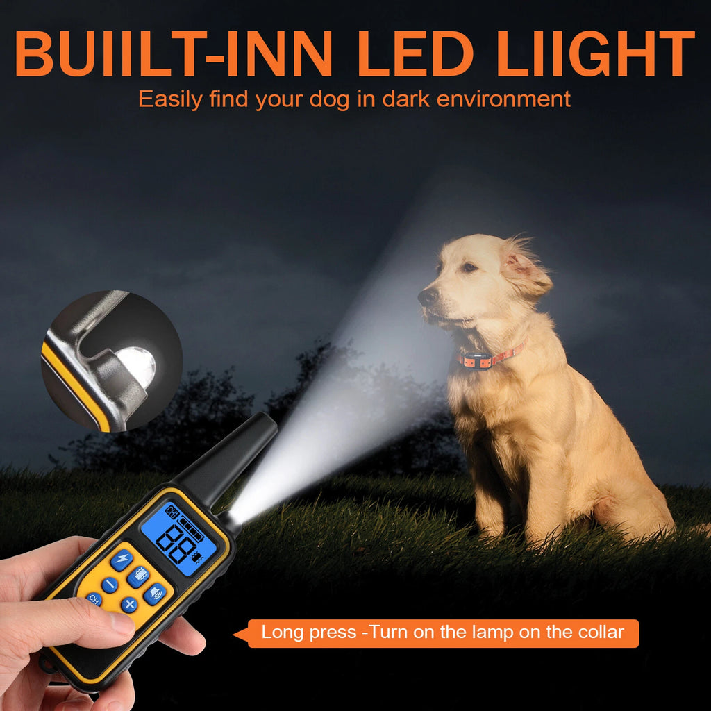 1/2/3 Pack Smart Dogs Training Bark Collar Anti Barking Rechargeable Waterproof