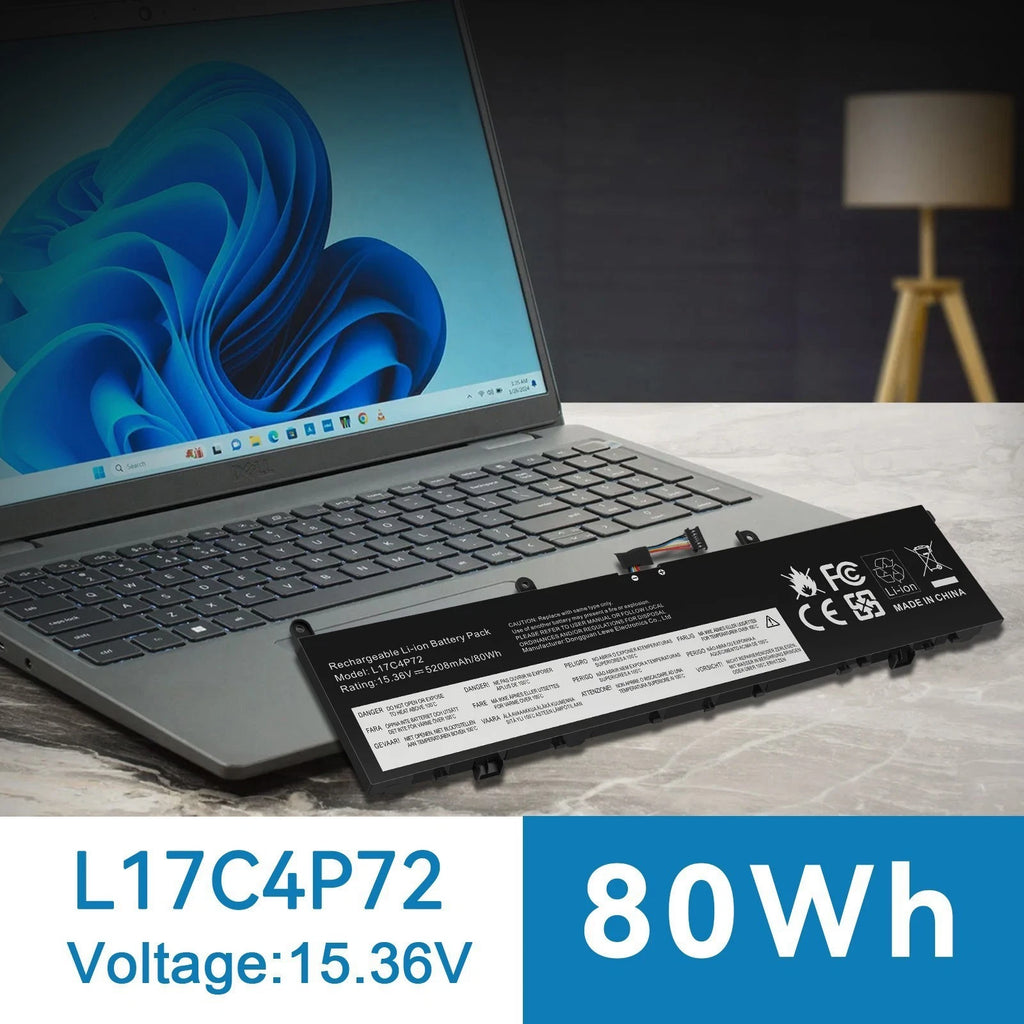 ?01AY969 Battery For Lenovo ThinkPad X1 EXTREME GEN 2 L17C4P72 L18M4P71 01YU911