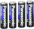 4pc Panasonic AA Batteries Super Heavy Duty Power Carbon Zinc Double A Battery 1