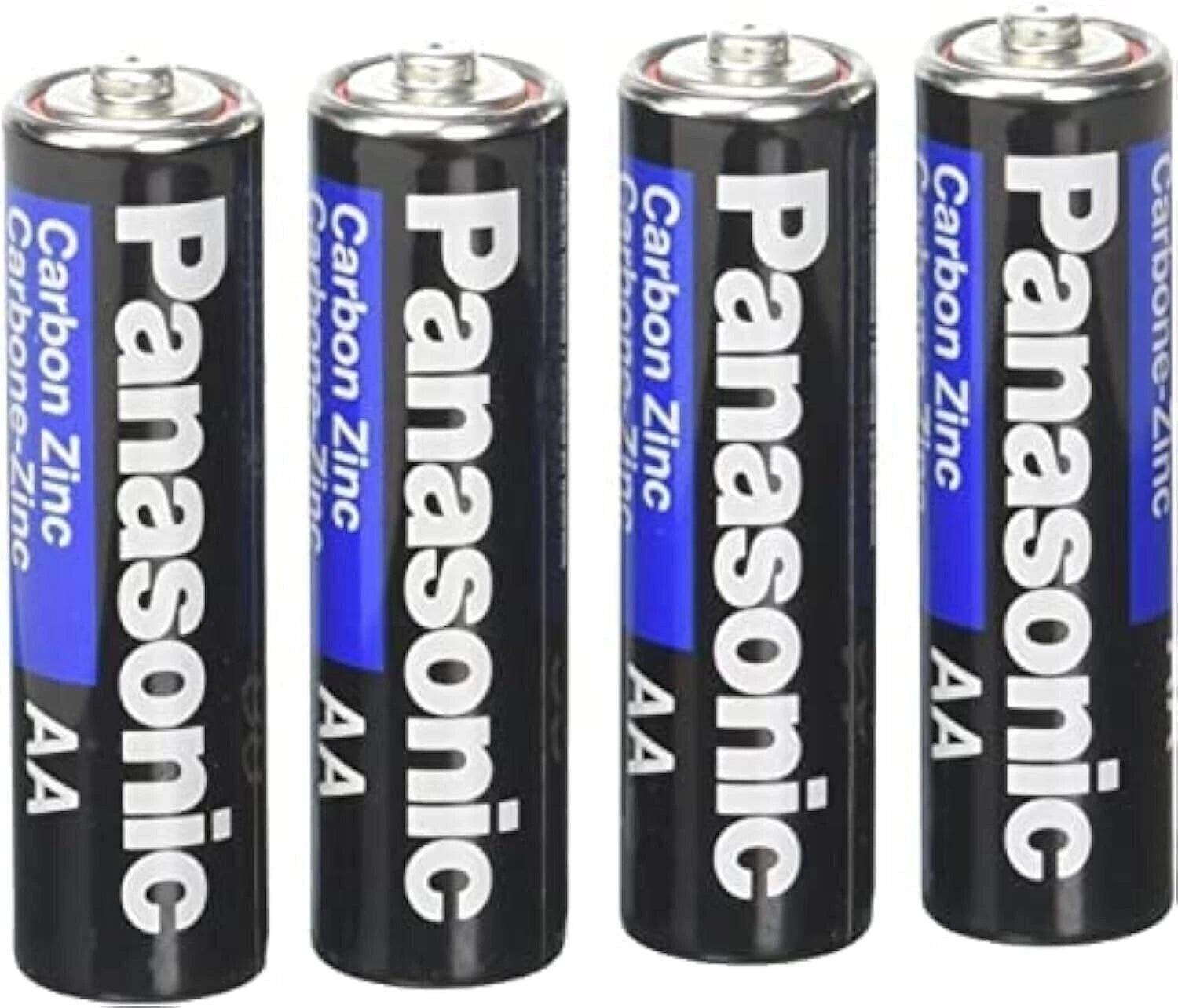 4pc Panasonic AA Batteries Super Heavy Duty Power Carbon Zinc Double A Battery 1