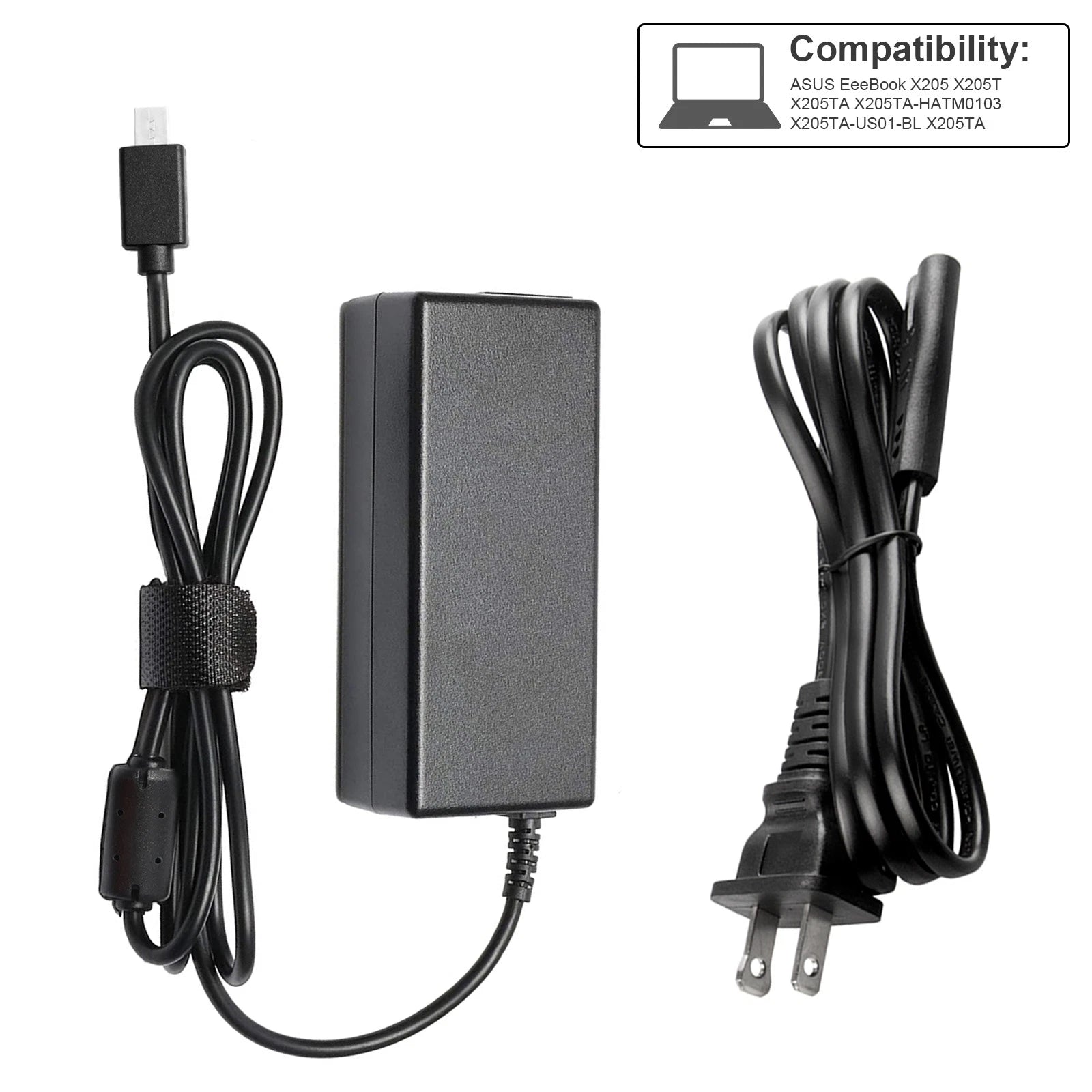 33W AC Adapter ADP-33AW Charger for Asus Eeebook X205T E200H E200HA E205 E202S