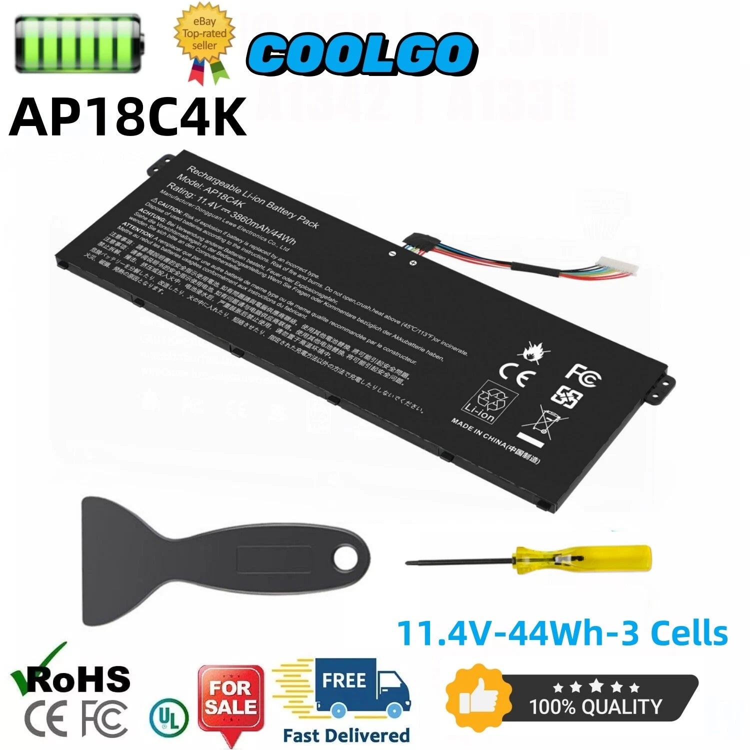AP18C4K Battery for Acer Aspire 5 A515-43 A515-44 A515-54G SP314-54G A515-56