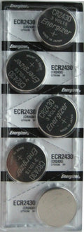 Energizer 2430 Lithium 3-Volt Coin Cell Batteries 5 Pk