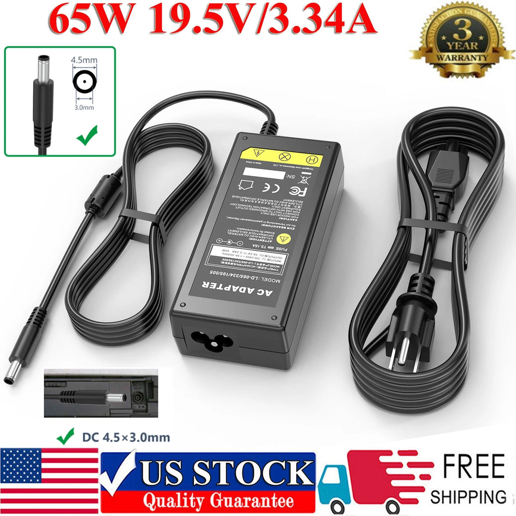 65W Adapter Charger For Dell Inspiron15 5555 5567 5558 5559 5755 5758 5565 P66F