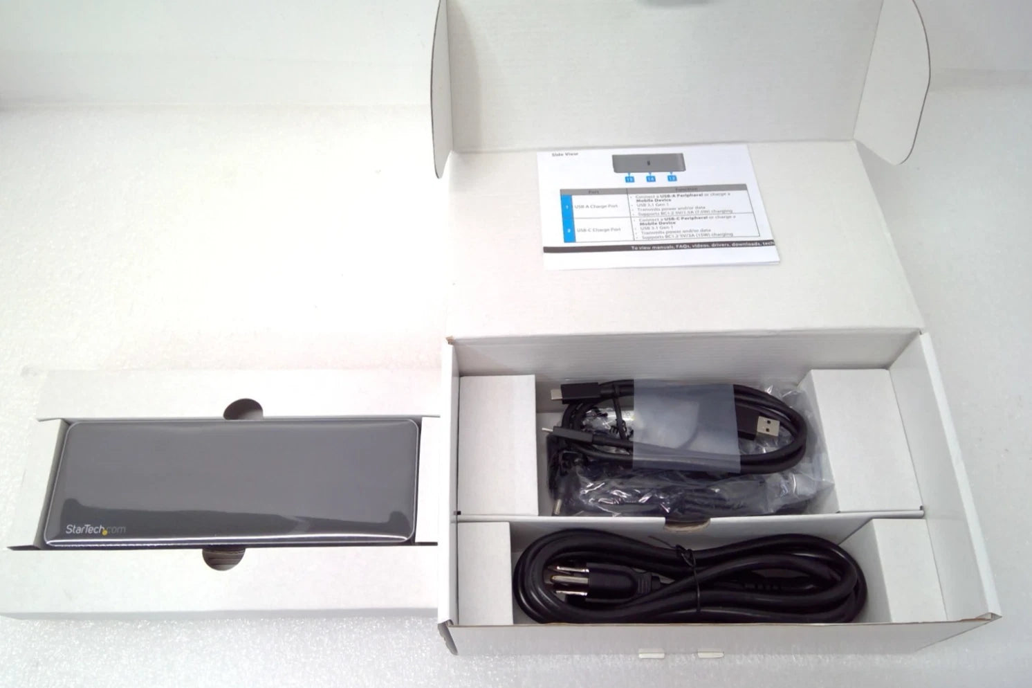 New Startech DK30C2DPPD Dual-4k 60Hz Universal Docking Station