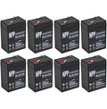 8PC NPP NP6-4.5Ah 6V 4.5Ah AGM VRLA General Series Battery